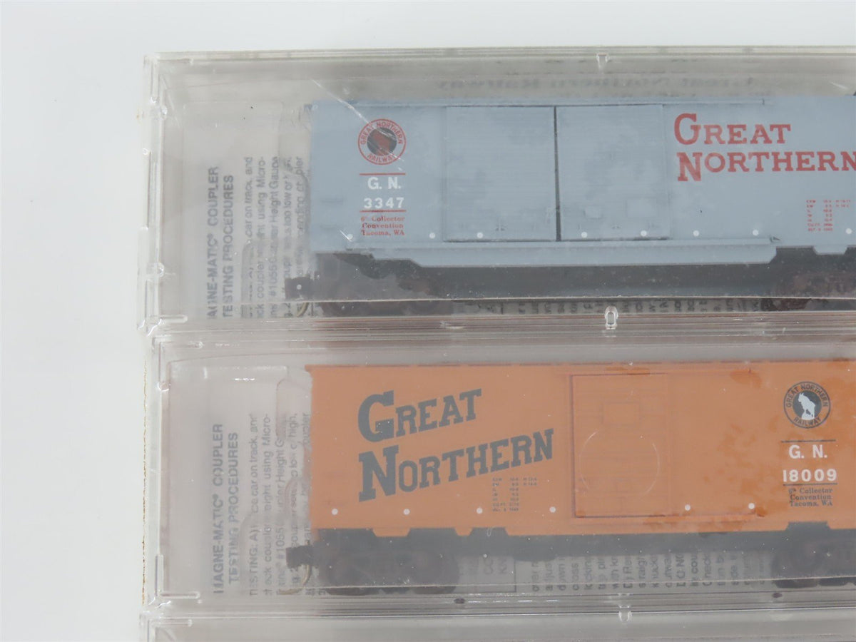 N Micro-Trains MTL NSC Special Run GN Great Northern 40&#39; Box Car 5-Pack Sealed