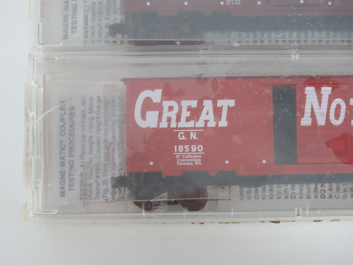 N Micro-Trains MTL NSC Special Run GN Great Northern 40&#39; Box Car 5-Pack Sealed