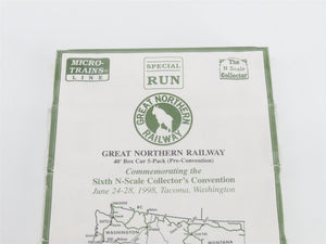 N Micro-Trains MTL NSC Special Run GN Great Northern 40' Box Car 5-Pack Sealed