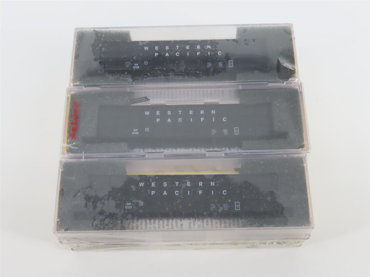 N Scale Deluxe Innovations 10070 WP Western Pacific Woodchip Car 6-Pack Sealed