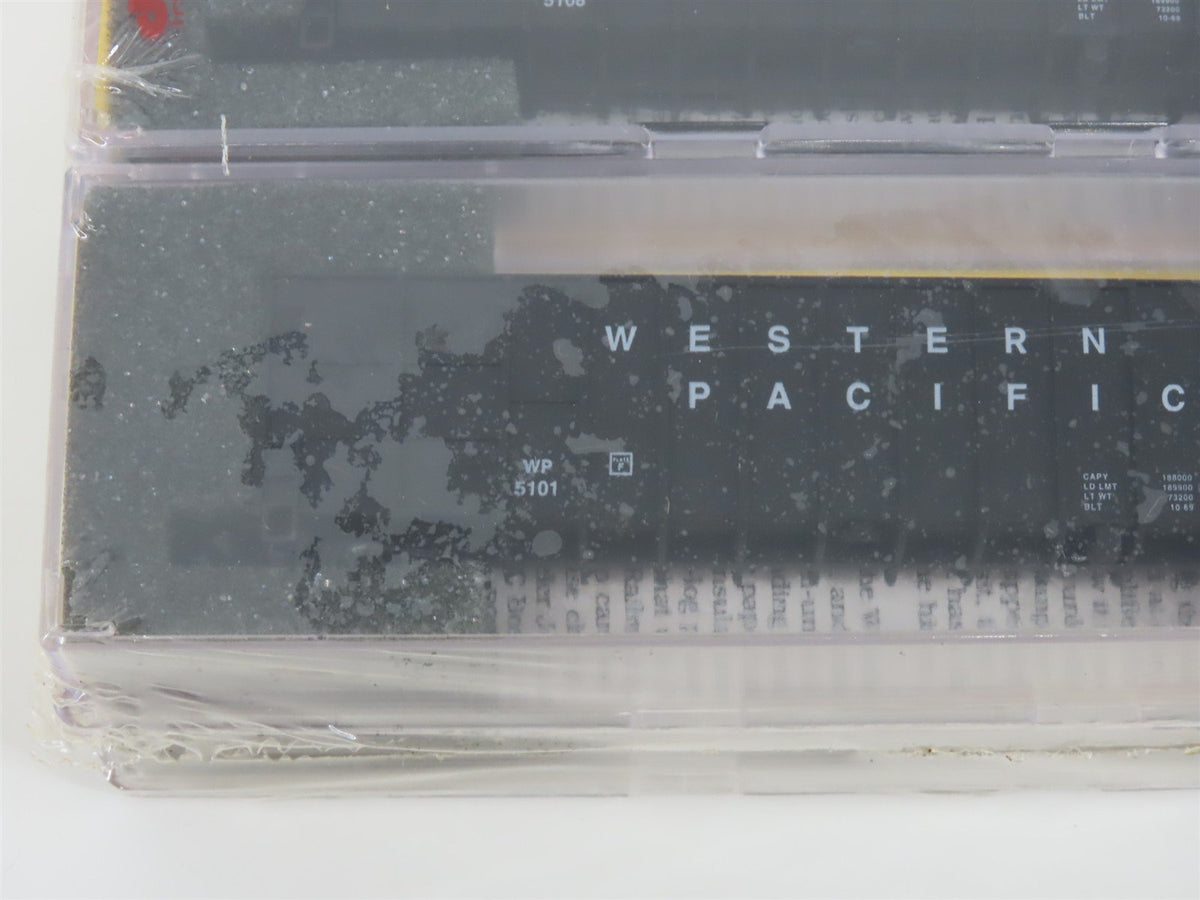 N Scale Deluxe Innovations 10070 WP Western Pacific Woodchip Car 6-Pack Sealed