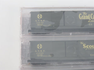 N Scale Micro-Trains MTL 34262 ATSF Santa Fe Map & Slogan Box Car 5-Pack Sealed