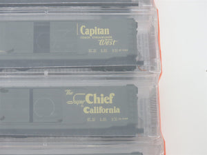 N Scale Micro-Trains MTL 34262 ATSF Santa Fe Map & Slogan Box Car 5-Pack Sealed
