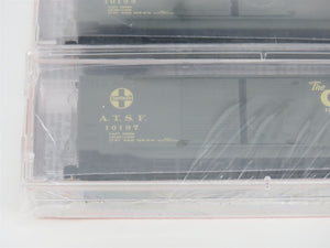 N Scale Micro-Trains MTL 34262 ATSF Santa Fe Map & Slogan Box Car 5-Pack Sealed