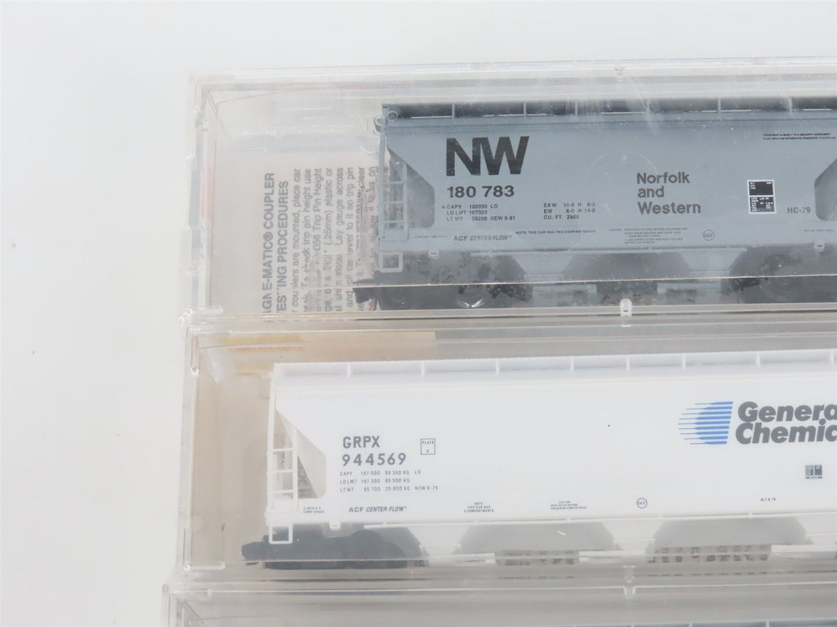 N Scale Micro-Trains MTL 19991 N&amp;W/GC/NS/GWS/NYC Hi-Grade Hopper 5-Pack Sealed