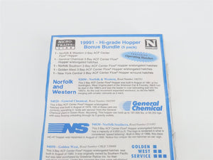 N Scale Micro-Trains MTL 19991 N&W/GC/NS/GWS/NYC Hi-Grade Hopper 5-Pack Sealed