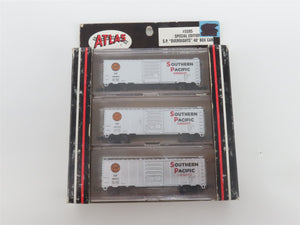 N Scale Atlas 5595 SP Southern Pacific Overnights 40' Single Door Box Car 3-Pack