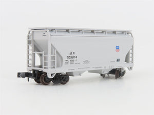 N Scale Atlas 5774 CEI/MP/TP 2-Bay Centerflow Hopper 3-Pack