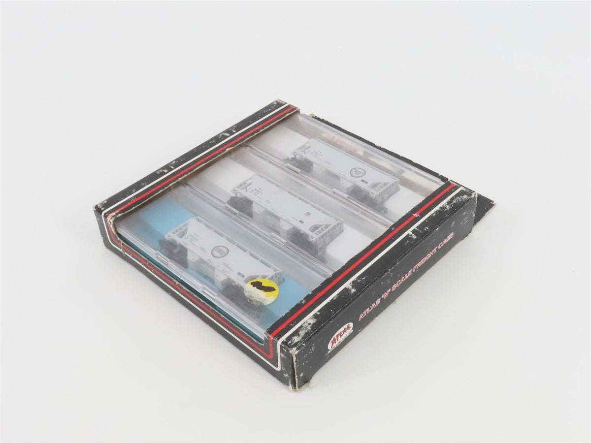 N Scale Atlas 5774 CEI/MP/TP 2-Bay Centerflow Hopper 3-Pack