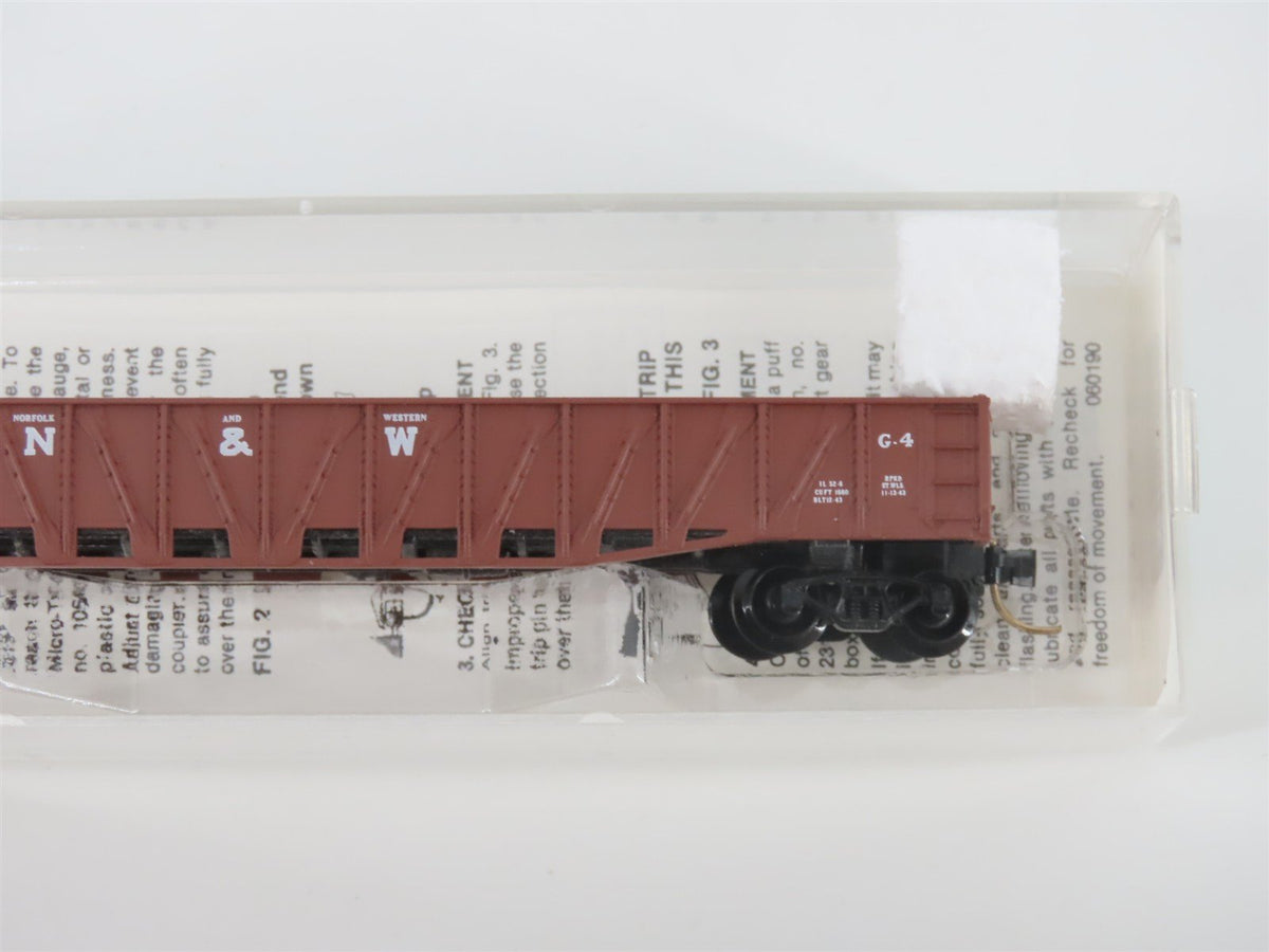N Scale Micro-Trains MTL 62020 N&amp;W Norfolk &amp; Western 50&#39; Gondola #70699