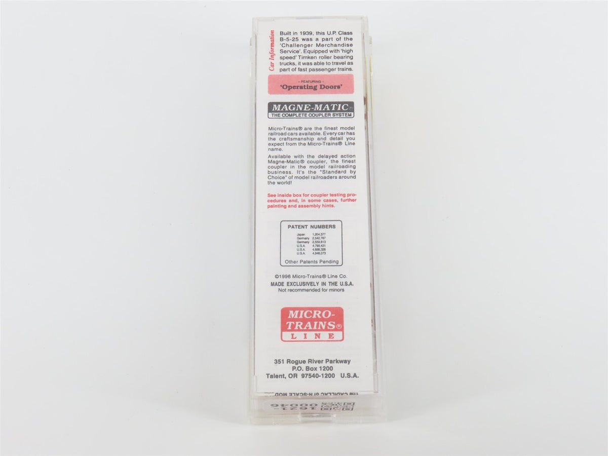 N Scale Micro-Trains MTL 23230 UP Union Pacific Challenger 40&#39; Box Car #9147