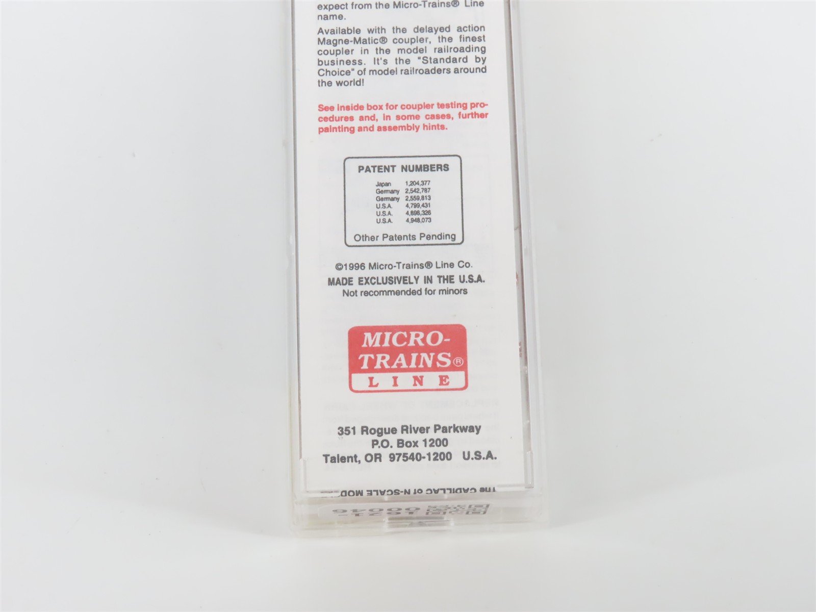 N Scale Micro-Trains MTL 23230 UP Union Pacific Challenger 40' Box Car #9147