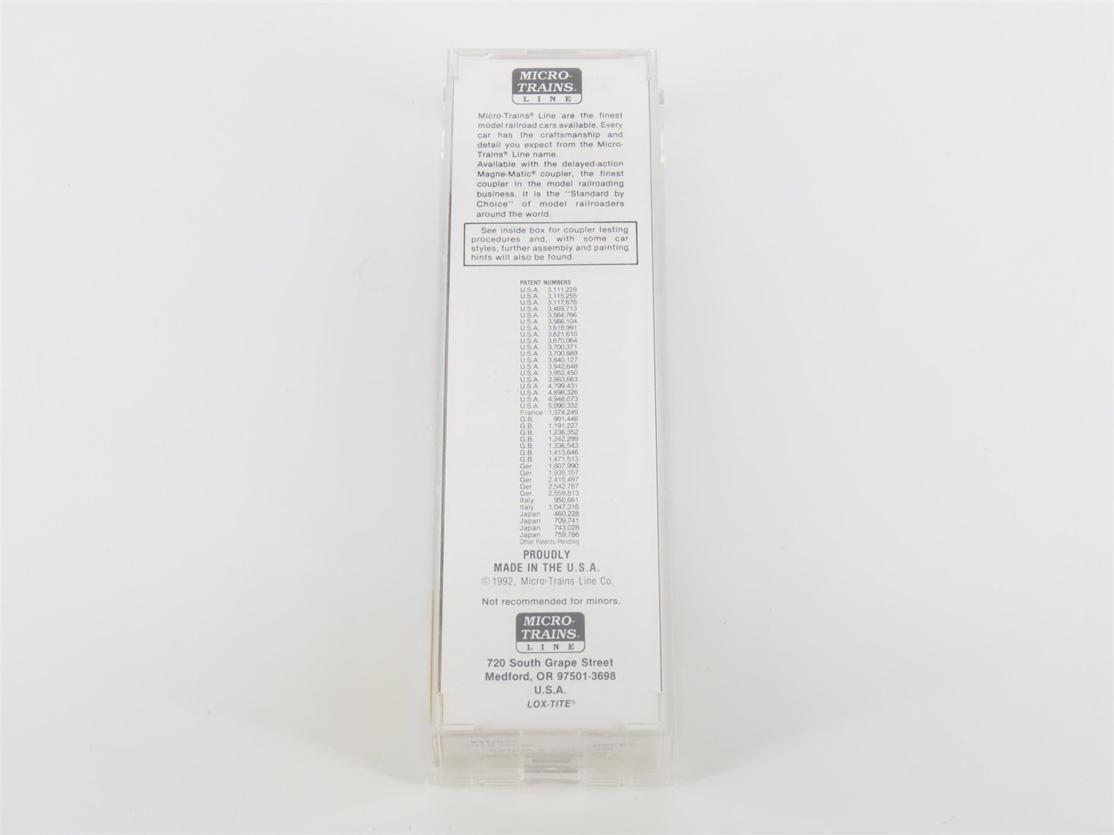 N Scale Micro-Trains MTL 49380 URTC Wescott & Winks 40' Wood Reefer #10700