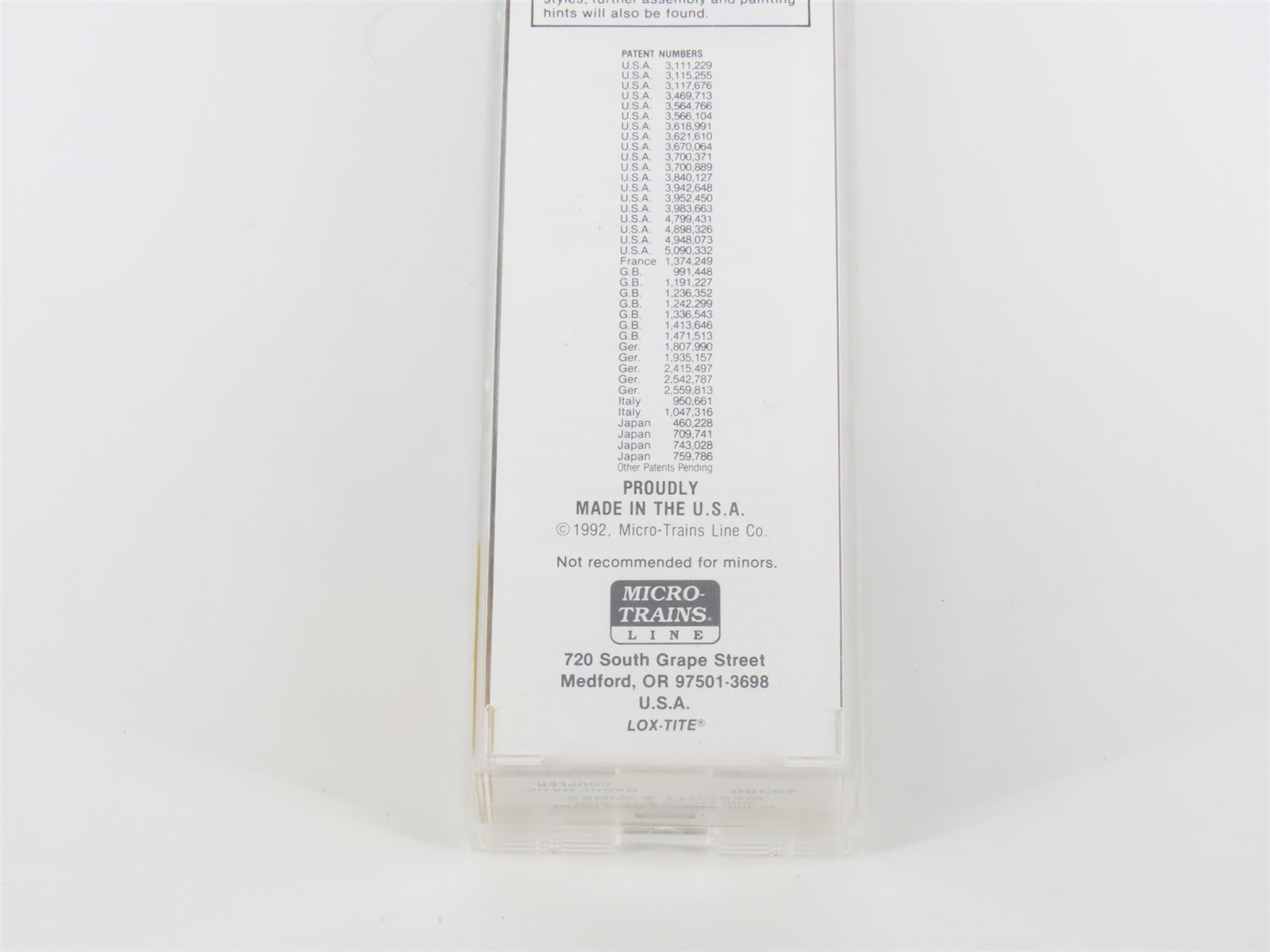 N Scale Micro-Trains MTL 49380 URTC Wescott & Winks 40' Wood Reefer #10700