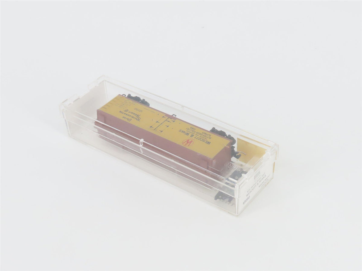 N Scale Micro-Trains MTL 49380 URTC Wescott &amp; Winks 40&#39; Wood Reefer #10700