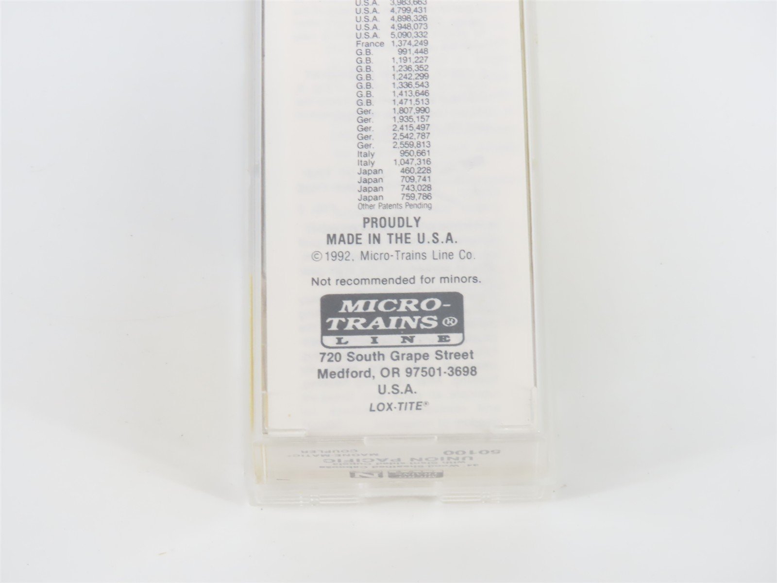 N Scale Micro-Trains MTL 50100 UP Union Pacific Railroad 34' Caboose #3232