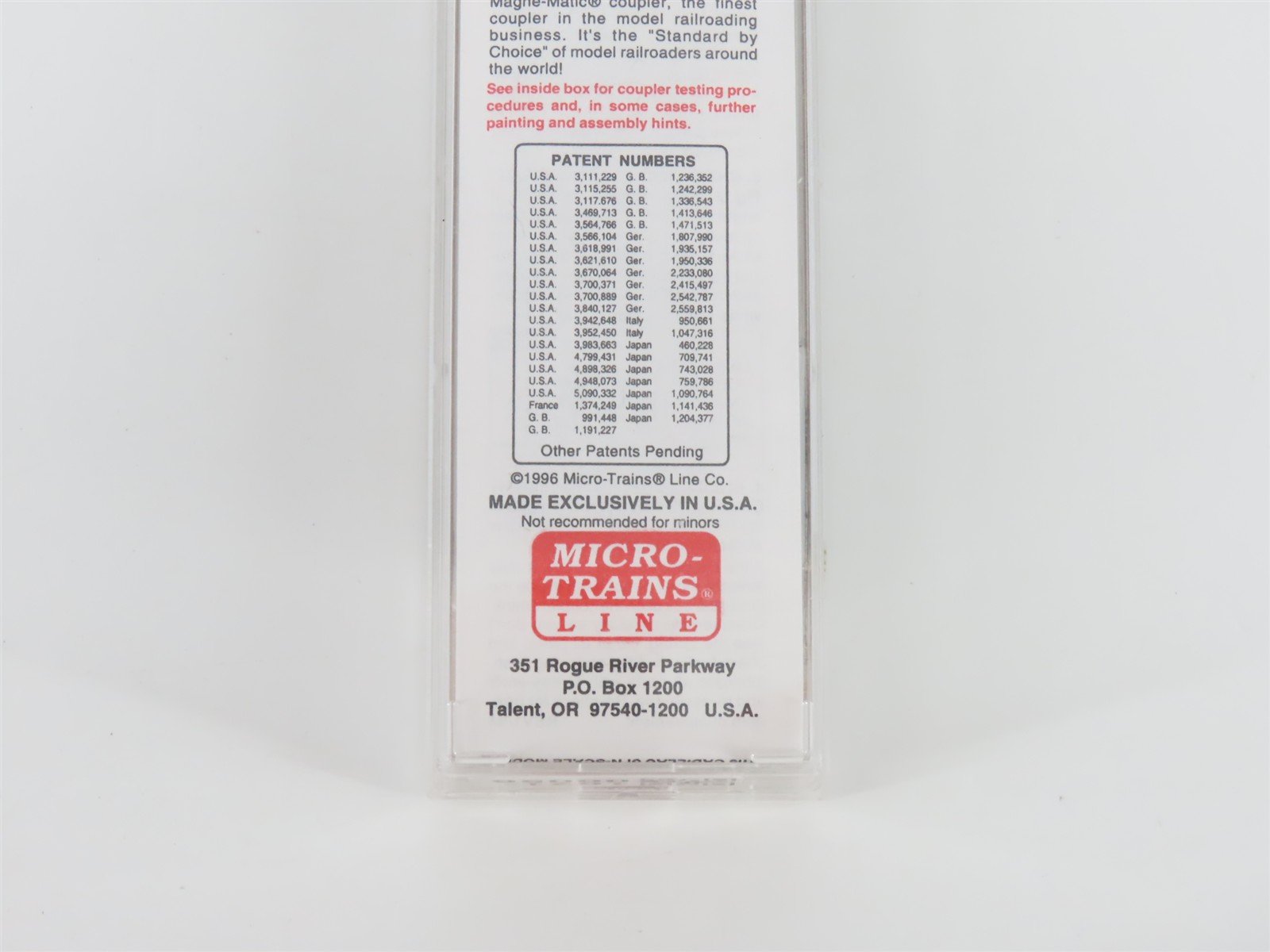 N Scale Micro-Trains MTL 21110 ATSF Santa Fe 40' Plug Door Box Car #149953