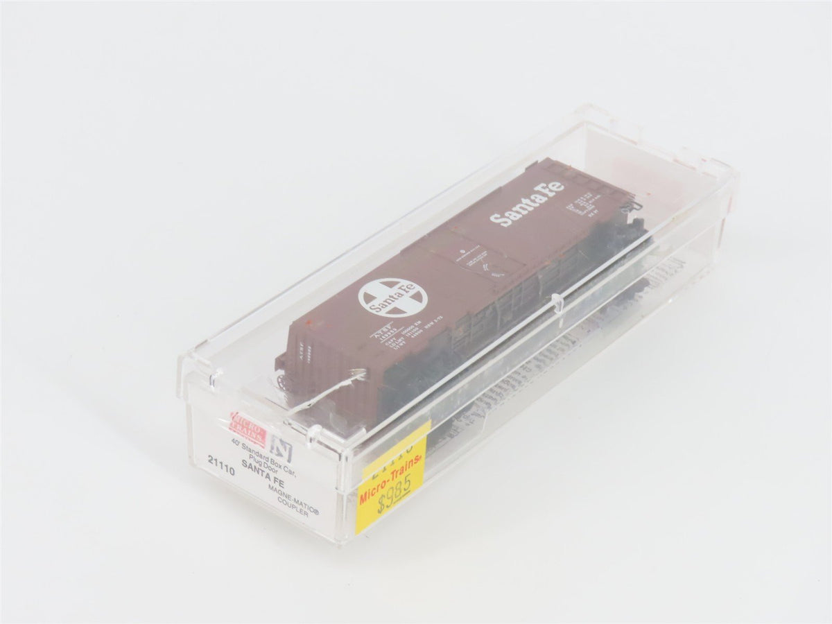 N Scale Micro-Trains MTL 21110 ATSF Santa Fe 40&#39; Plug Door Box Car #149953