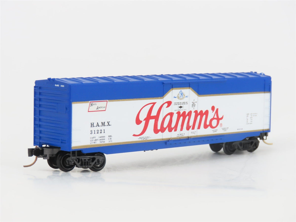 N Scale Micro-Trains MTL 38230 HAMX Theodore Hamm Brewing 50&#39; Box Car #31221