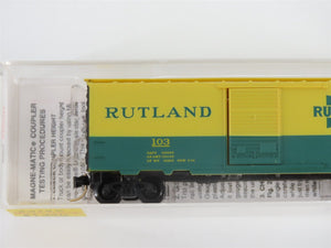 N Scale Micro-Trains MTL 20146 R Rutland Green Mt Gateway 40' Box Car #103