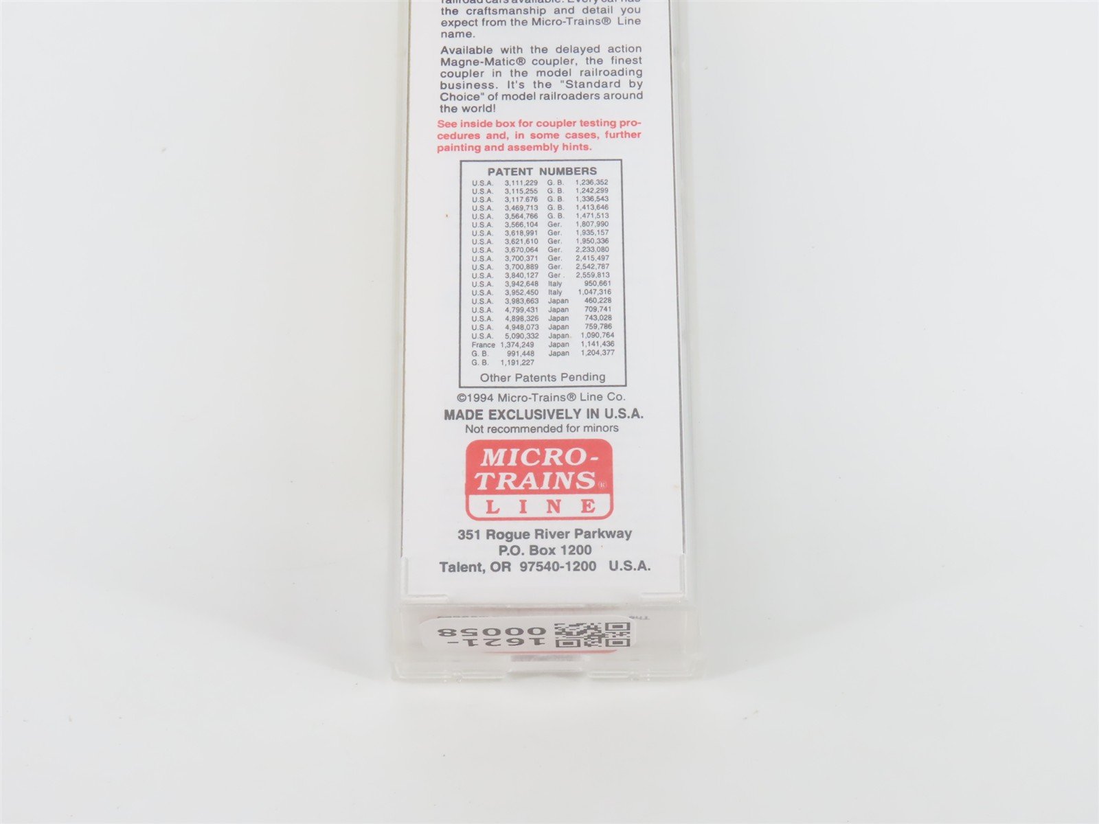 N Scale Micro-Trains MTL 20146 R Rutland Green Mt Gateway 40' Box Car #103