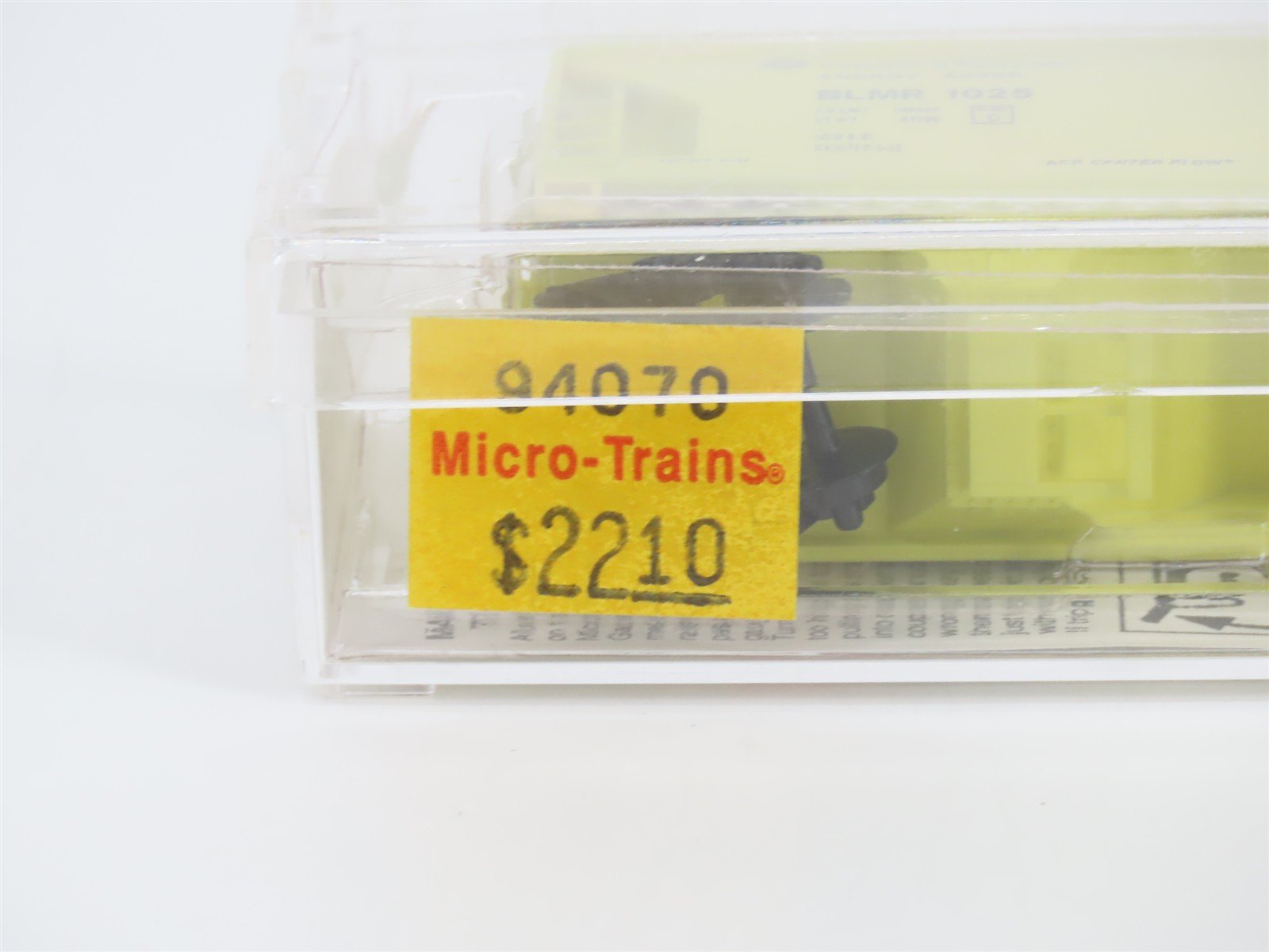 N Scale Micro-Trains MTL 94070 BLMR Grain Train 3-Bay Covered Hopper #1025