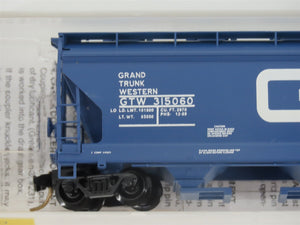 N Scale Micro-Trains MTL 92010 GTW Grand Trunk Western 2-Bay Hopper #315060
