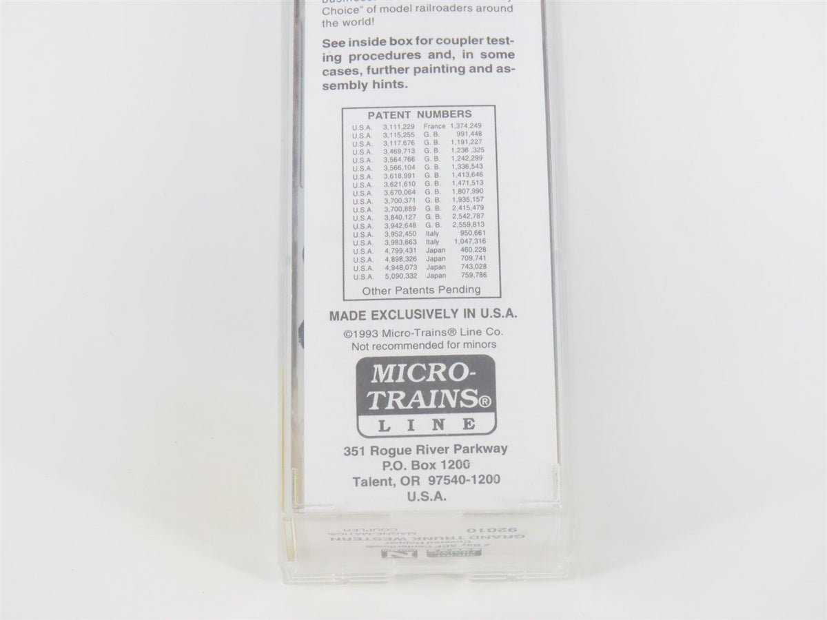 N Scale Micro-Trains MTL 92010 GTW Grand Trunk Western 2-Bay Hopper #315060