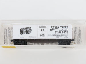 N Scale Micro-Trains MTL 42010 Stark Trees 40' Single Door Box Car #24