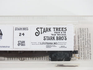 N Scale Micro-Trains MTL 42010 Stark Trees 40' Single Door Box Car #24