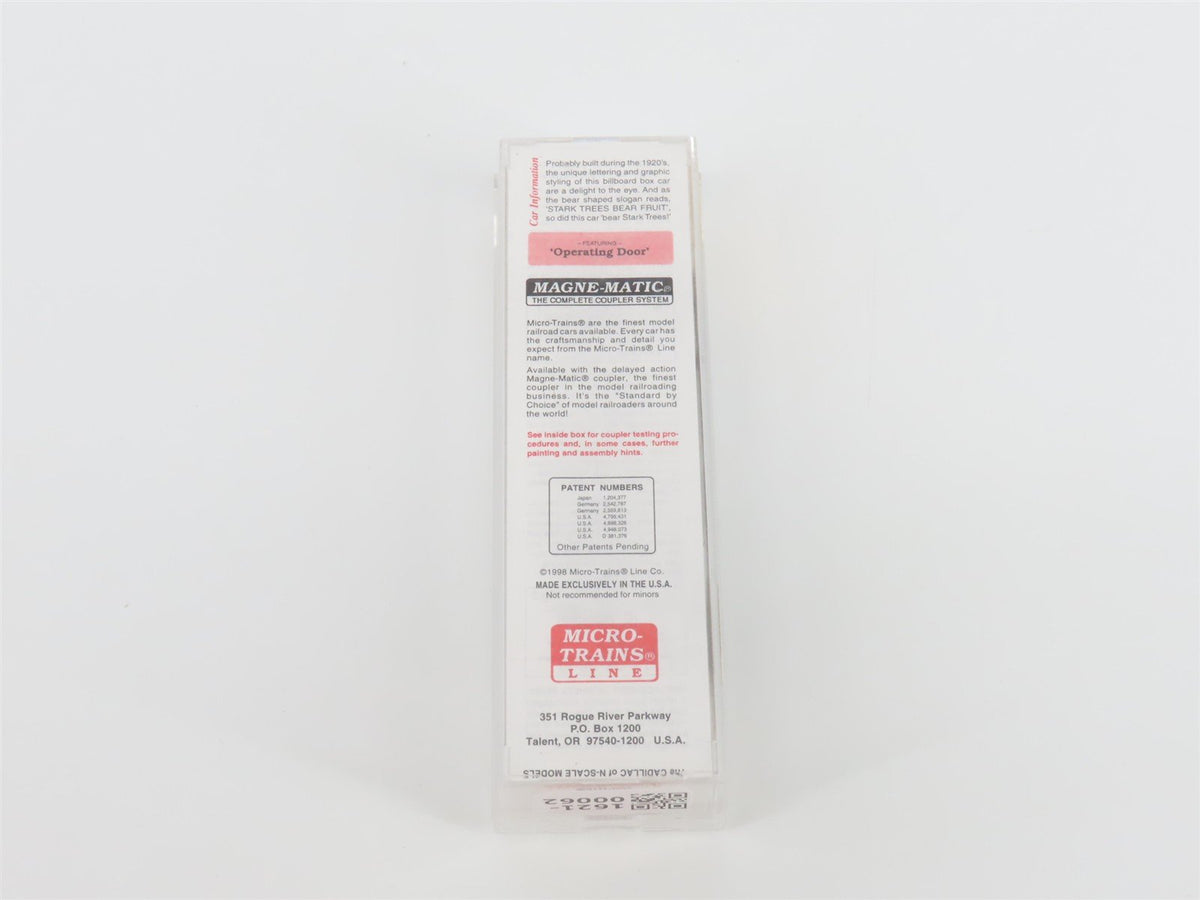 N Scale Micro-Trains MTL 42010 Stark Trees 40&#39; Single Door Box Car #24