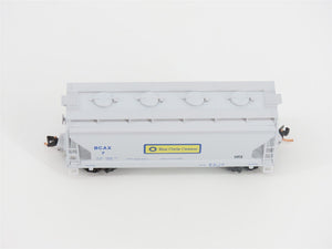 N Scale Micro-Trains MTL 92180 BCAX Blue Circle Cement 2-Bay Covered Hopper #7