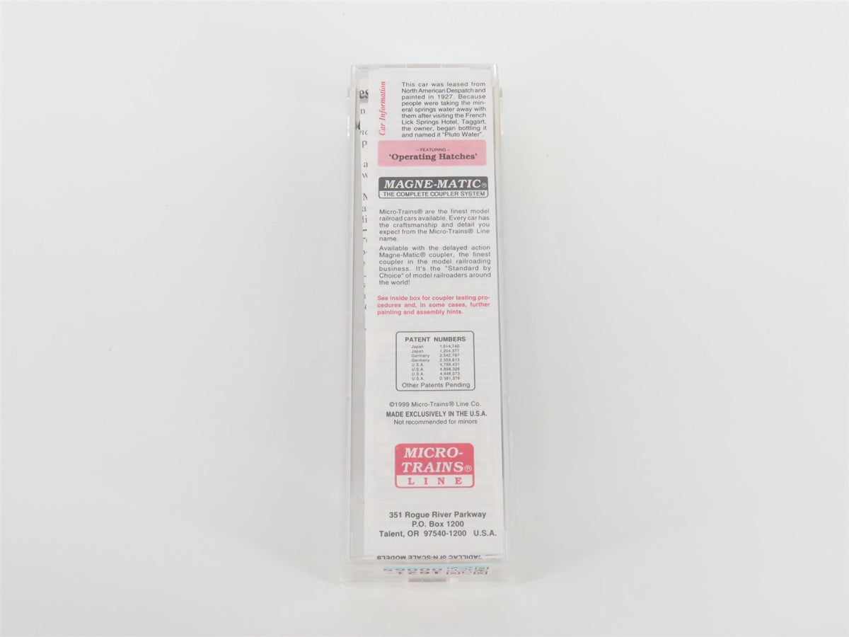 N Scale Micro-Trains MTL 49490 NADX Pluto Water 40&#39; Wood Reefer #2688
