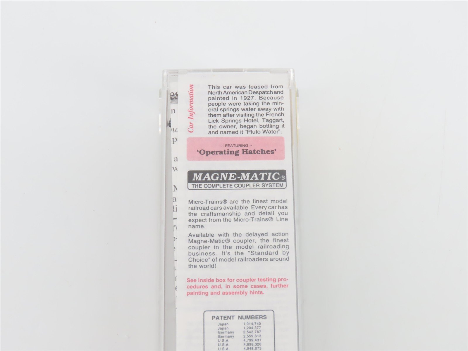 N Scale Micro-Trains MTL 49490 NADX Pluto Water 40' Wood Reefer #2688