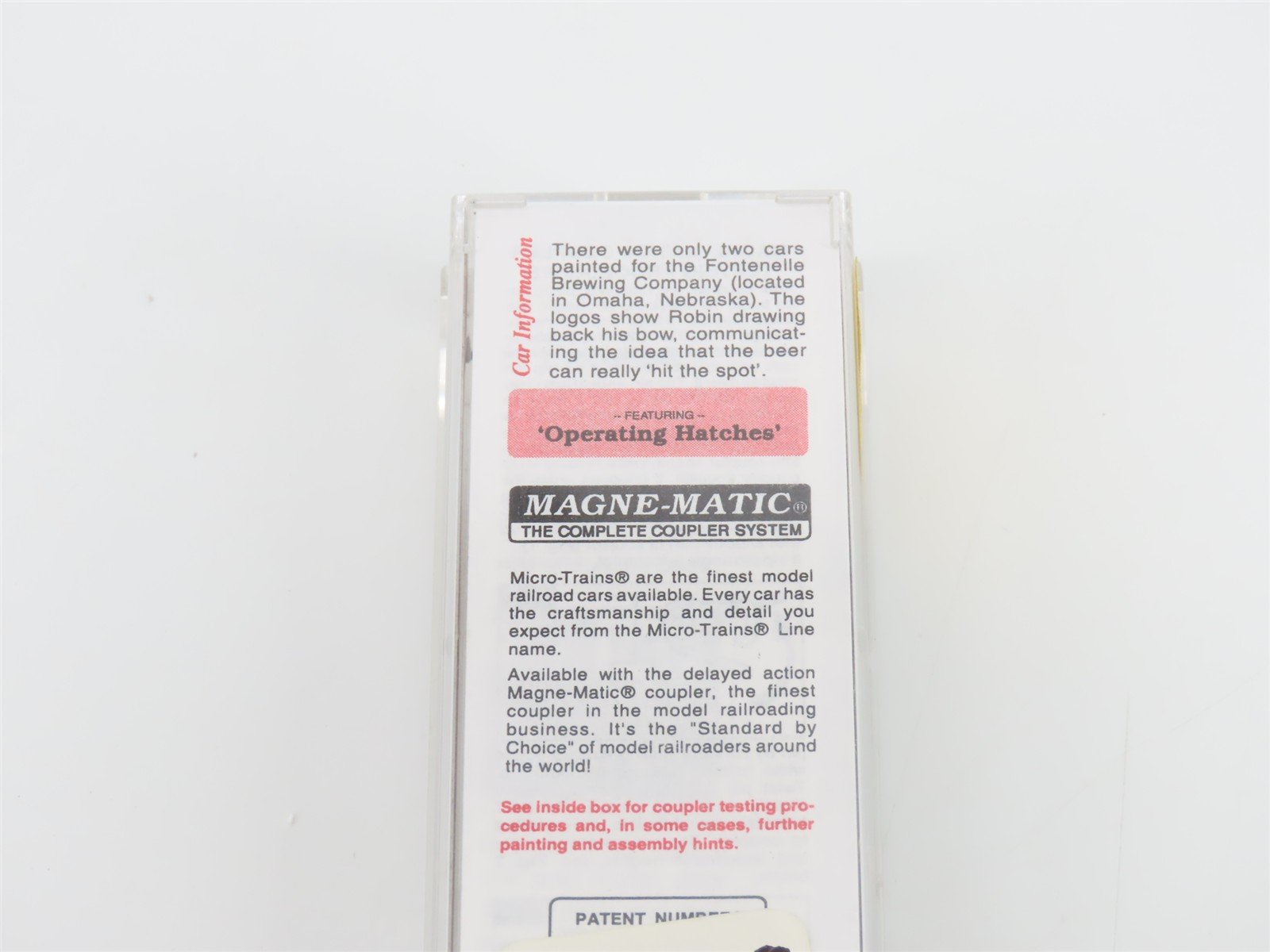 N Scale Micro-Trains MTL 49450 FBX Robin Hood Beer 40' Wood Reefer #5300