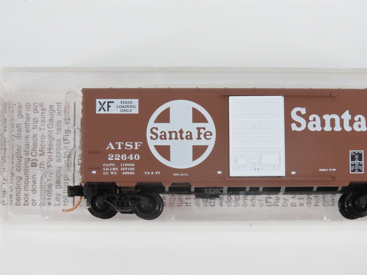 N Scale Micro-Trains MTL 73010 ATSF Santa Fe 40&#39; Single Door Box Car #22640
