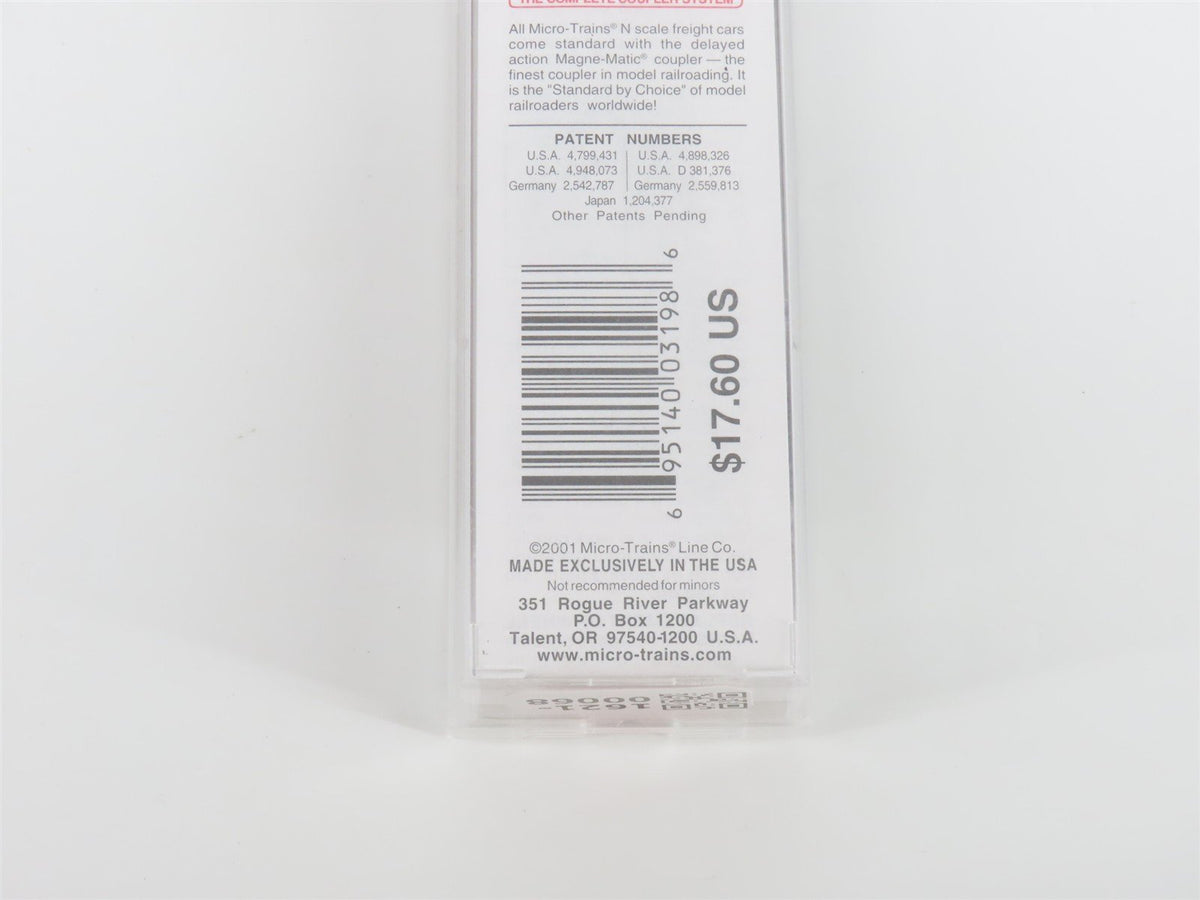 N Scale Micro-Trains MTL 73010 ATSF Santa Fe 40&#39; Single Door Box Car #22640