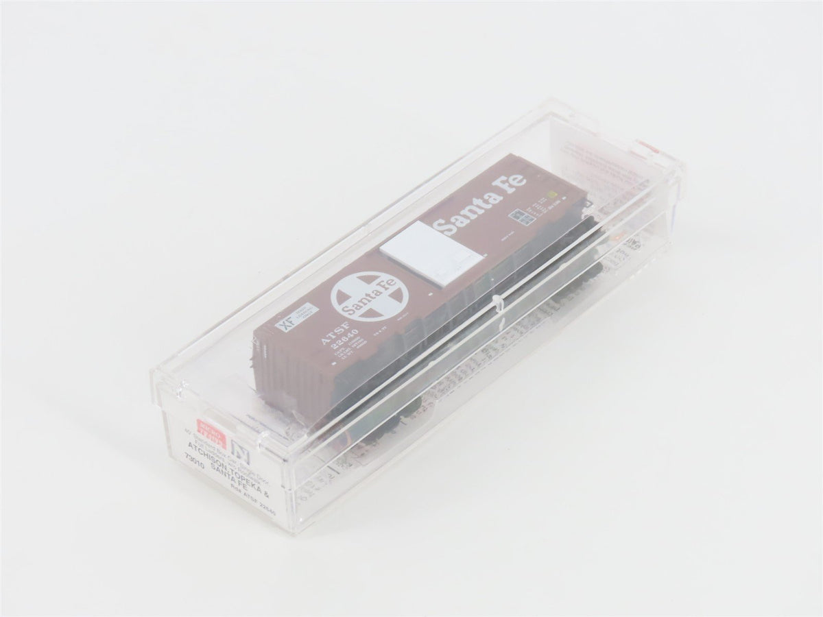 N Scale Micro-Trains MTL 73010 ATSF Santa Fe 40&#39; Single Door Box Car #22640