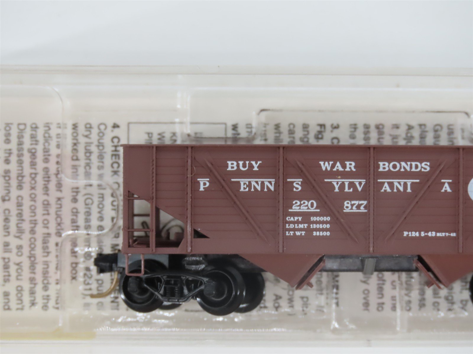 N Scale Micro-Trains MTL 57100 PRR Pennsylvania 