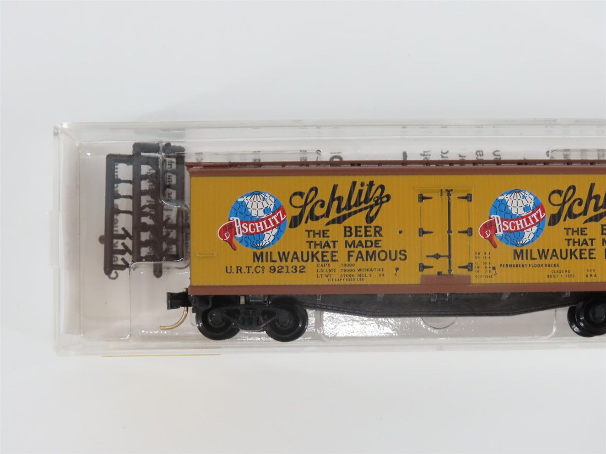 N Scale Micro-Trains MTL 49420 URTC Schlitz 40&#39; Wood Reefer #92132
