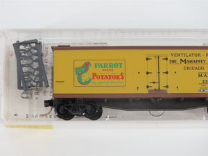 N Scale Micro-Trains MTL 49480 MACX Parrot Brand Potatoes 40' Reefer #3300