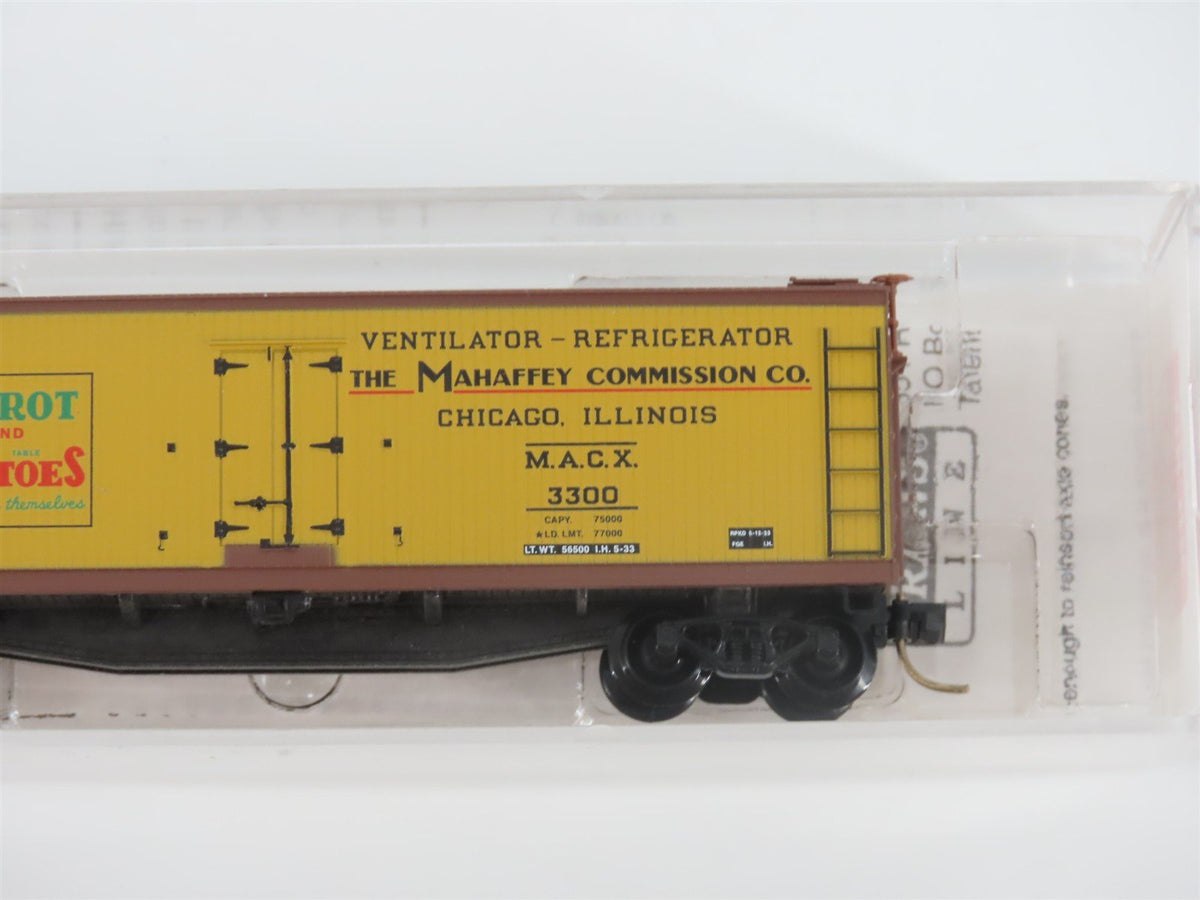 N Scale Micro-Trains MTL 49480 MACX Parrot Brand Potatoes 40&#39; Reefer #3300