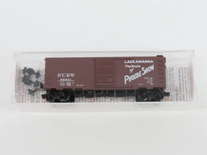 N Scale Micro-Trains MTL 20667 DL&W Route of Phoebe Snow 40' Box Car #52831