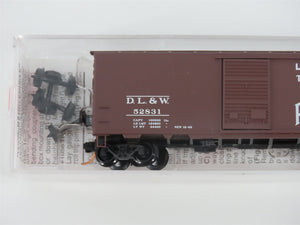 N Scale Micro-Trains MTL 20667 DL&W Route of Phoebe Snow 40' Box Car #52831