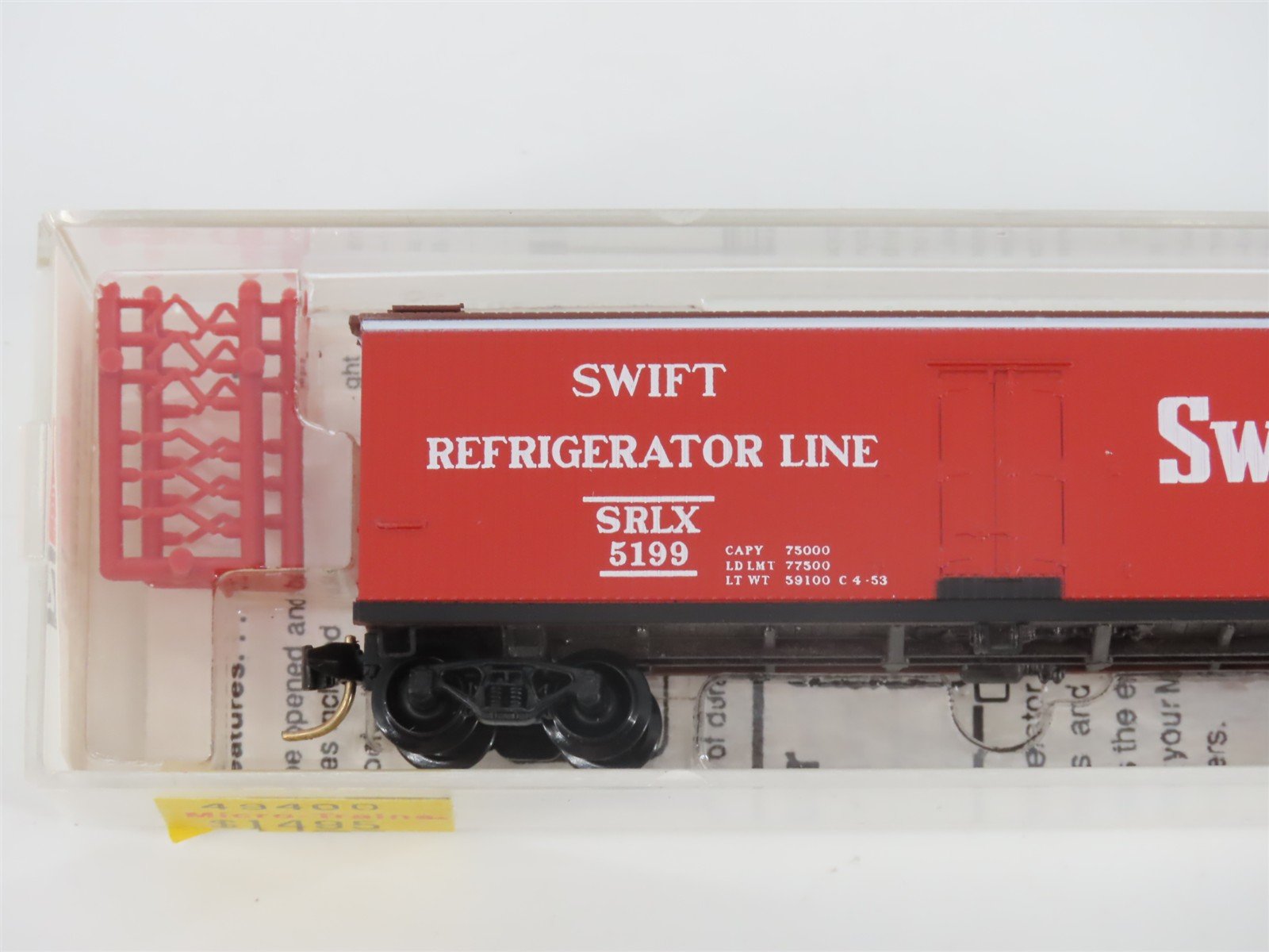 N Scale Micro-Trains MTL 49400 SRLX Swift 40' Wood Reefer #5199