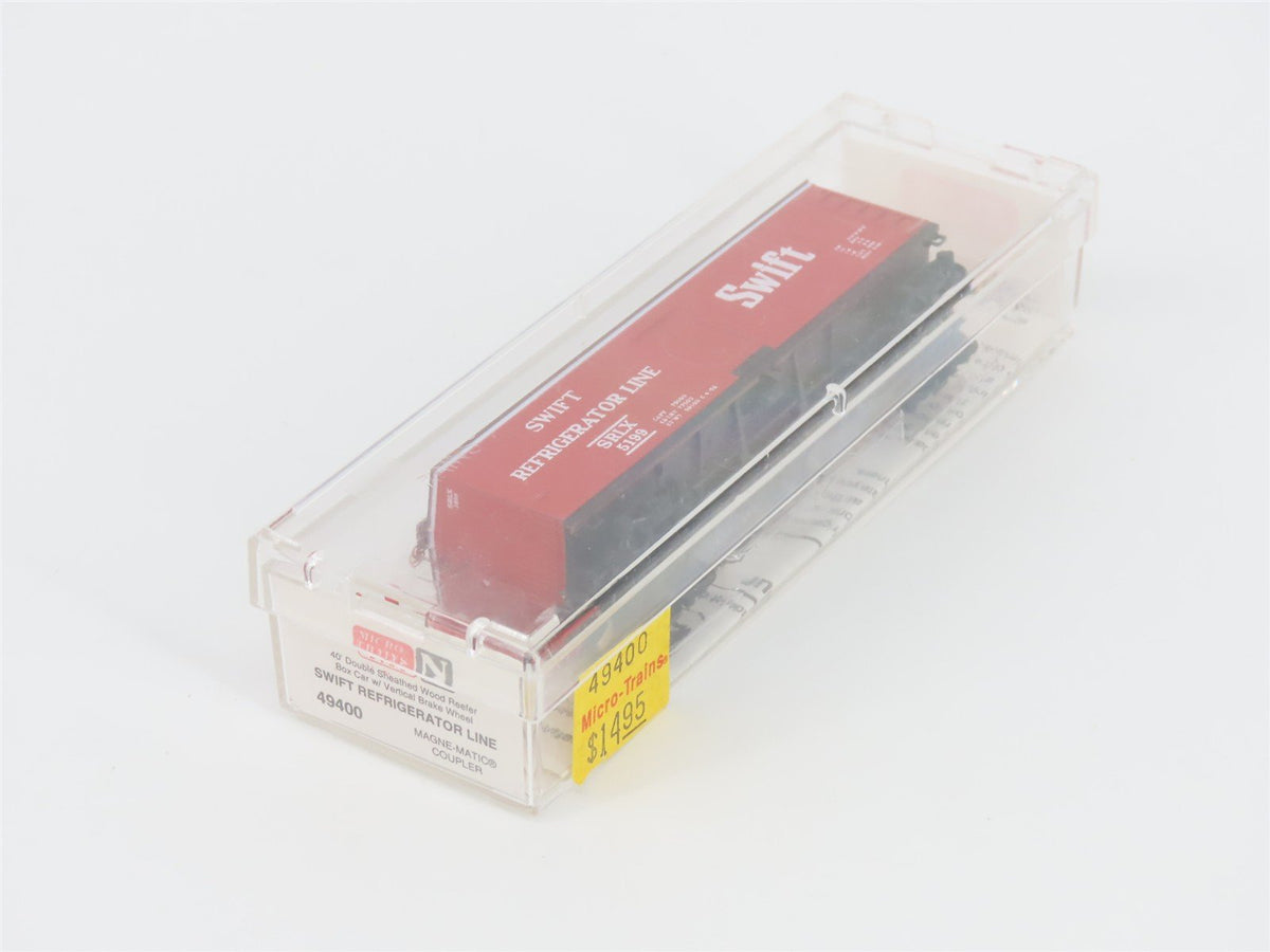 N Scale Micro-Trains MTL 49400 SRLX Swift 40&#39; Wood Reefer #5199