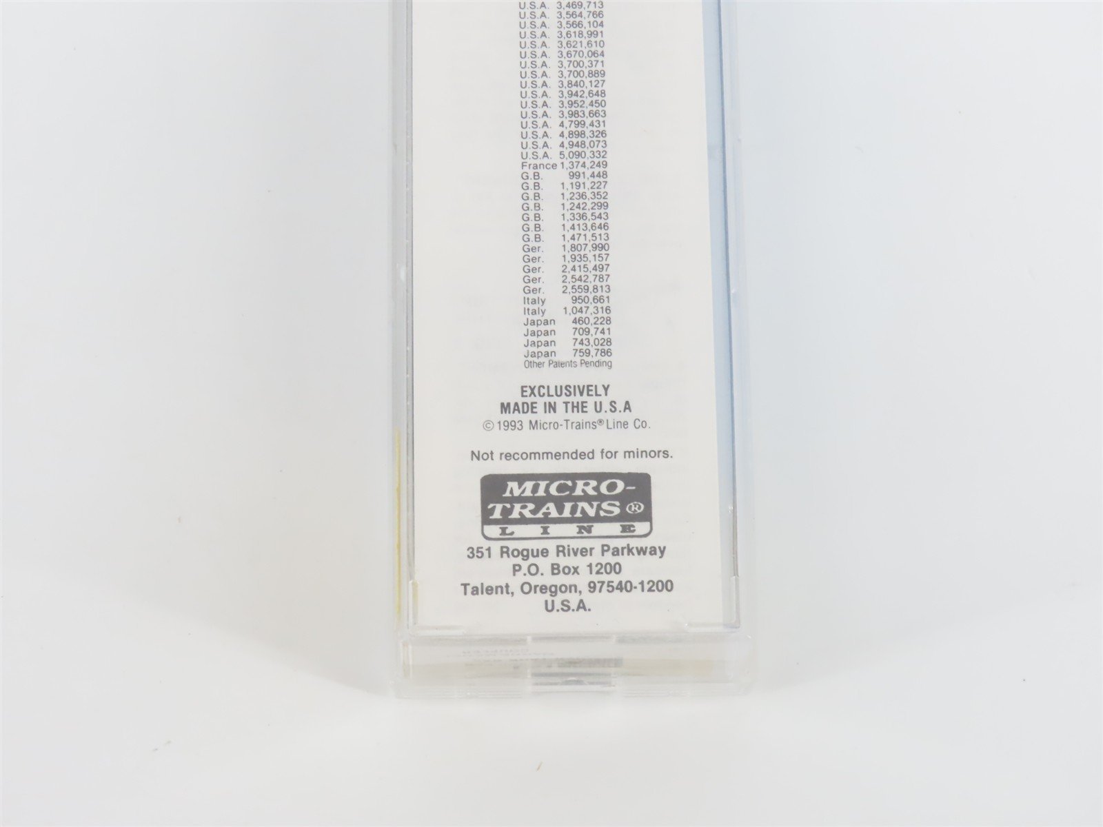 N Scale Micro-Trains MTL 28140 SP Shasta Water 40' Single Door Box Car #27172