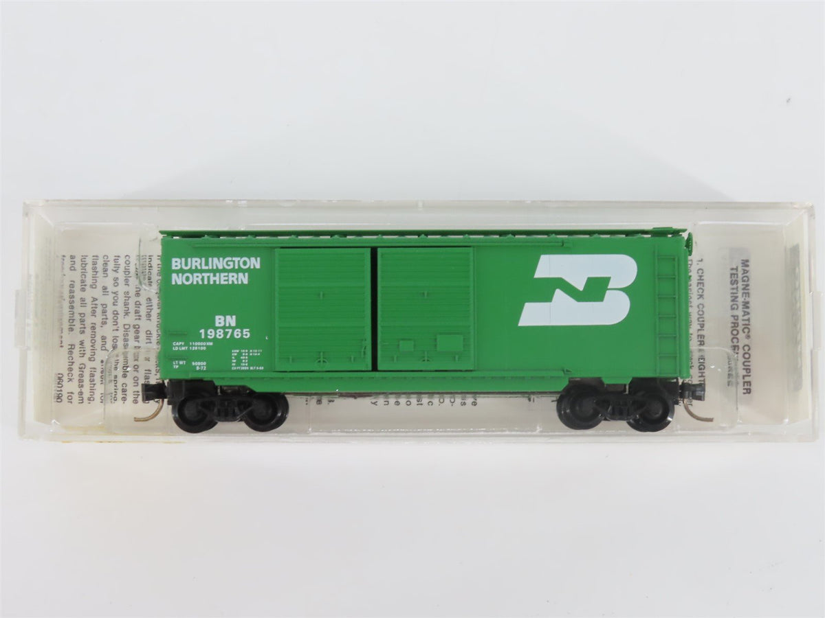 N Scale Micro-Trains MTL 23080 BN Burlington Northern 40&#39; Box Car #198765