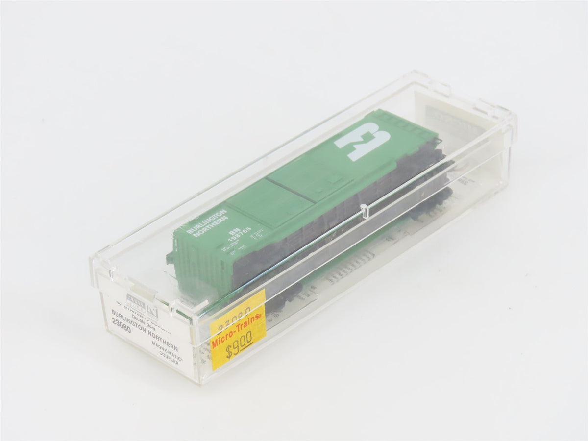 N Scale Micro-Trains MTL 23080 BN Burlington Northern 40&#39; Box Car #198765