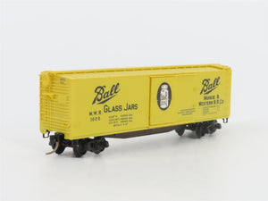 N Scale Micro-Trains MTL 42030 MWR Ball Glass Jars 40' Single Door Box Car #1020